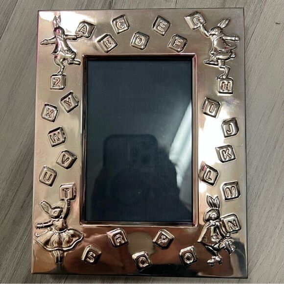 Reed and Barton musical frame holds 3x5” photo silver plated - Picture 11 of 14